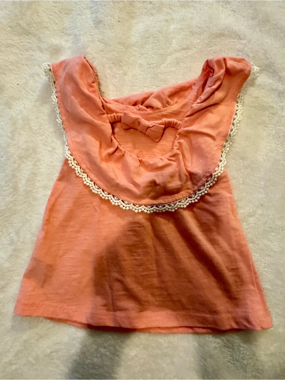 Cynthia Rowley Coral Lace-Trim Top & Floral Ruffle Skirt Set